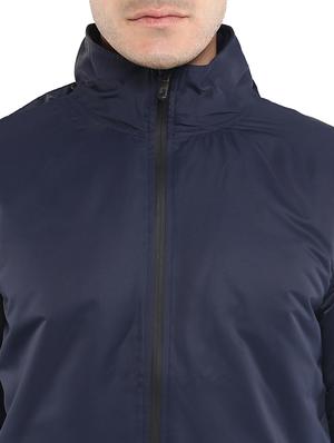 blue solid casual jacket - 16765799 - Standard Image - 5