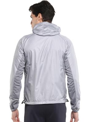 grey color block casual jacket - 16765801 - Standard Image - 3