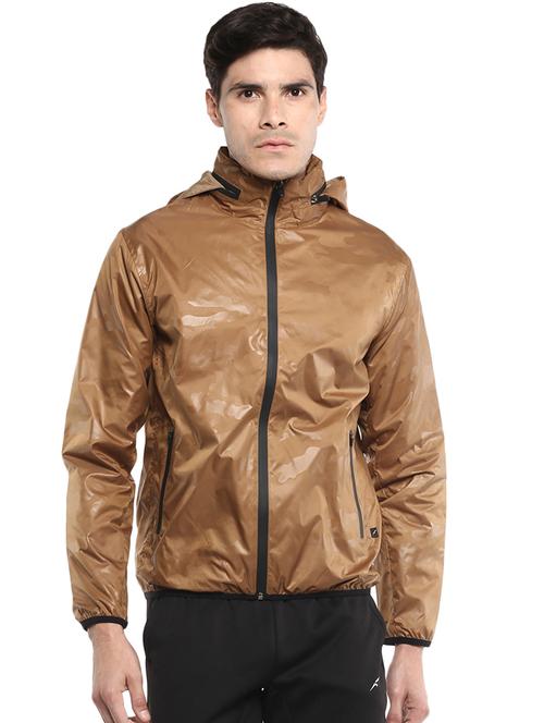 brown camouflage print casual jacket - 16765803 - Standard Image - 1