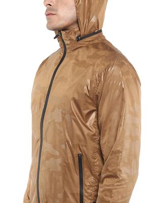 brown camouflage print casual jacket - 16765803 - Standard Image - 5