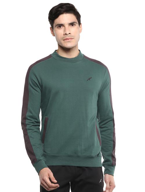 green taped sweatshirt - 16765808 - Standard Image - 1
