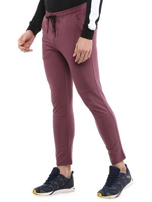 red solid ankle length track pant - 16765821 - Standard Image - 2