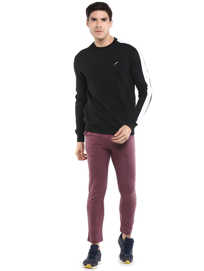 red solid ankle length track pant - 16765821 - Zoom Image - 4