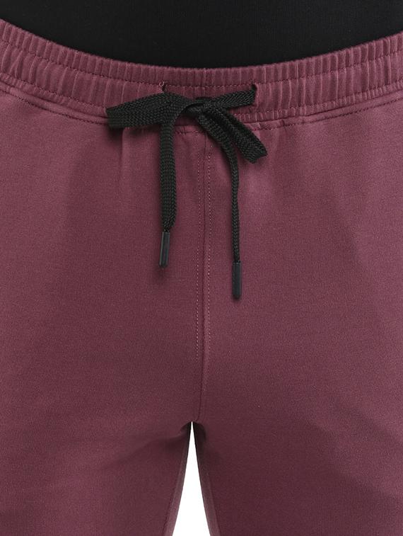 red solid ankle length track pant - 16765821 - Zoom Image - 5
