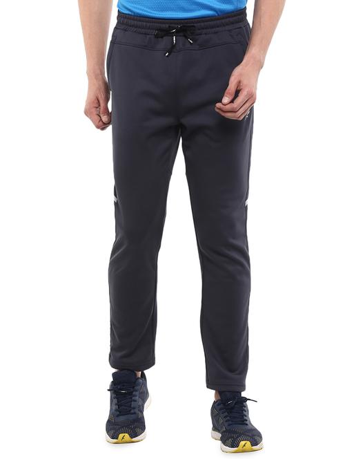 blue solid ankle length track pant - 16765822 - Standard Image - 1