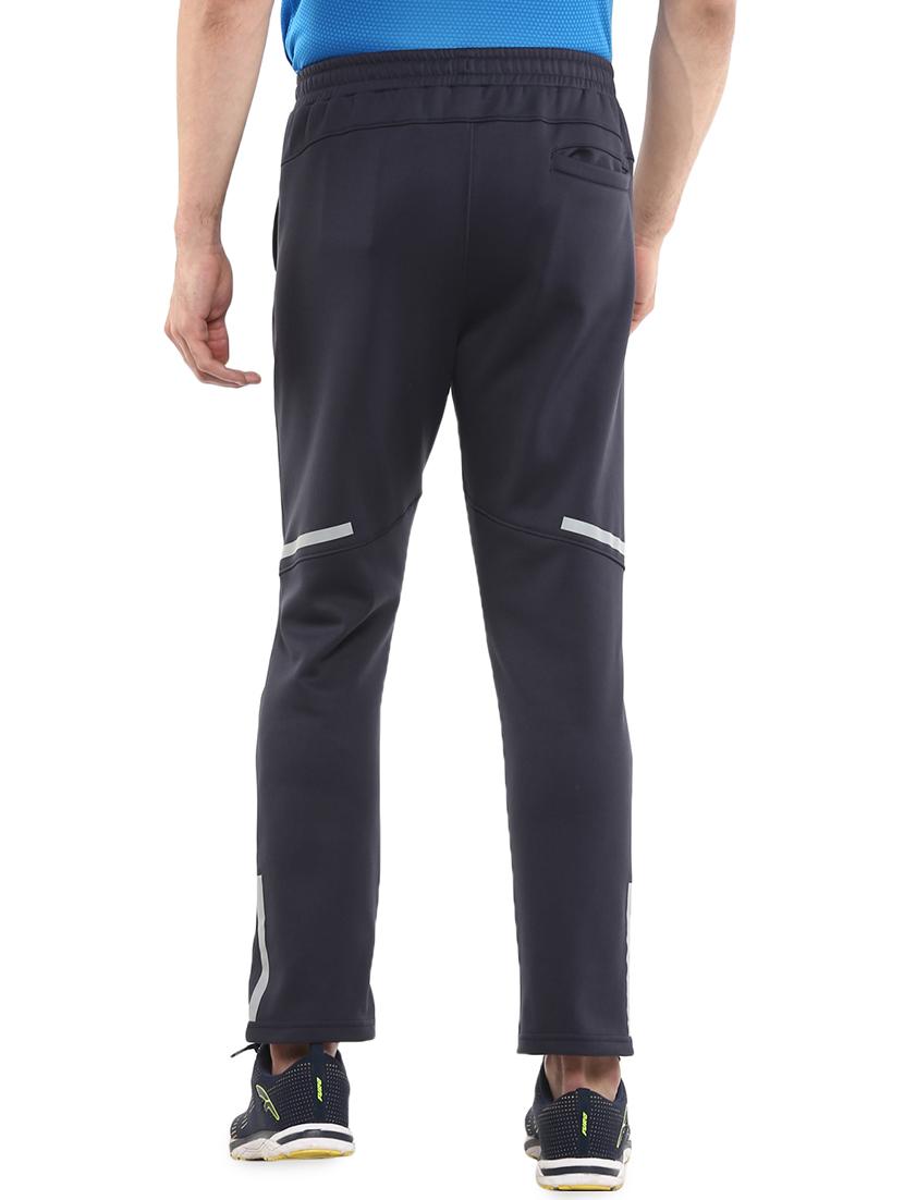 blue solid ankle length track pant - 16765822 - Zoom Image - 3
