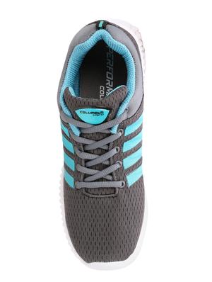 grey mesh lace up sport shoes - 16765847 - Standard Image - 4