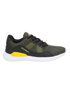 green mesh lace up sport shoes - 16765850 - Standard Image - 2