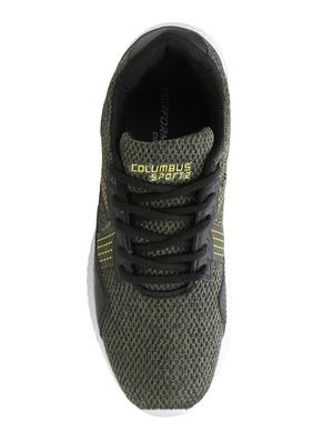 green mesh lace up sport shoes - 16765850 - Standard Image - 4
