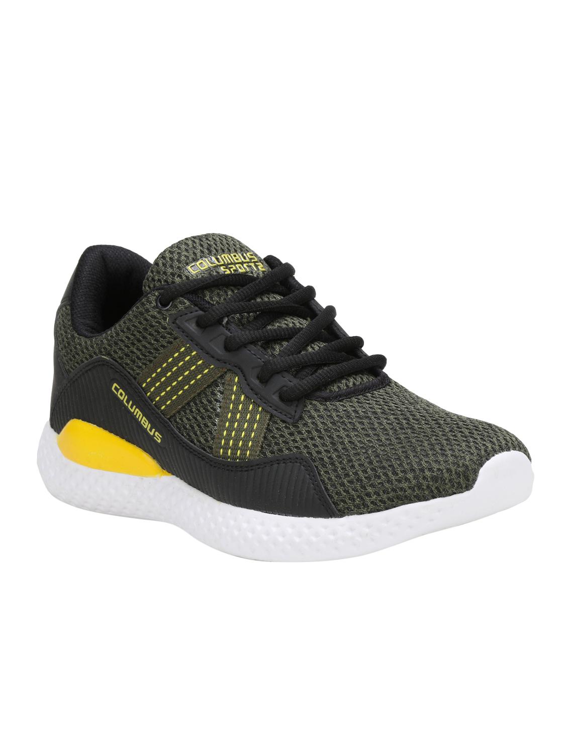 green mesh lace up sport shoes - 16765850 - Zoom Image - 1