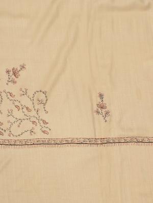 embroidered wool jamavar shawl - 16766225 - Standard Image - 2