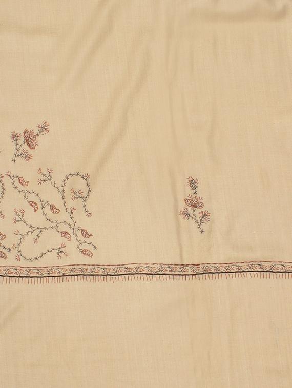 embroidered wool jamavar shawl - 16766225 - Zoom Image - 2