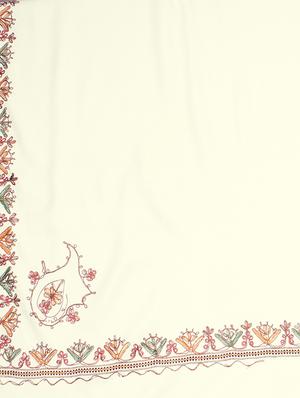 solid wool jamavar shawl - 16766234 - Standard Image - 2