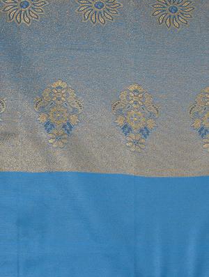 ethnic motif jamavar shawl - 16766262 - Standard Image - 2