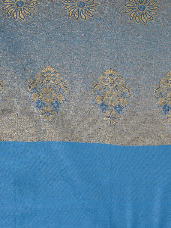 ethnic motif jamavar shawl - 16766262 - Zoom Image - 2