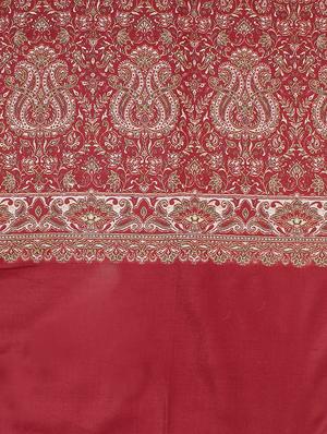 printed wool jamavar shawl - 16766272 - Standard Image - 2