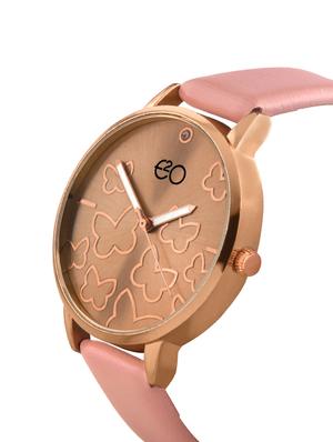 e2o butterfly detail design analouge women's watch - 16766449 - Standard Image - 2