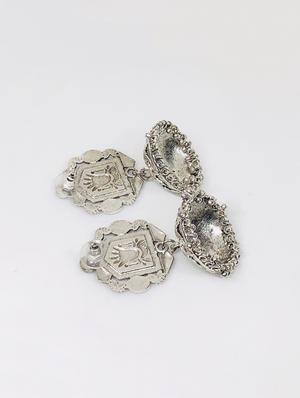 green metal jhumka earring - 16767509 - Standard Image - 2