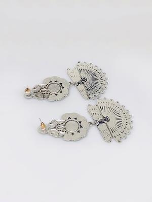 black metal jhumka earring - 16767511 - Standard Image - 2