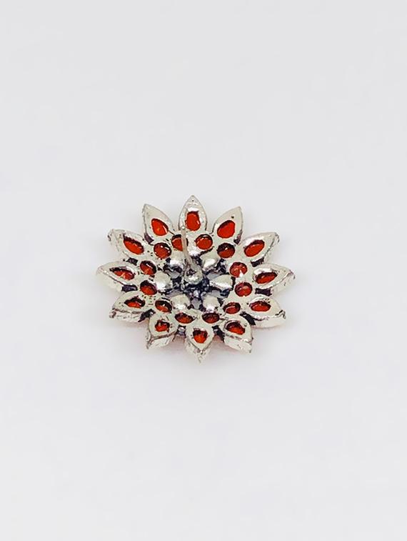 orange metal studs earring - 16767516 - Zoom Image - 2