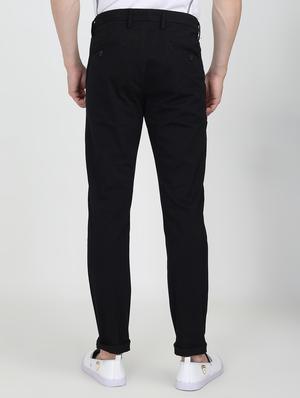 black solid chinos - 16767673 - Standard Image - 3