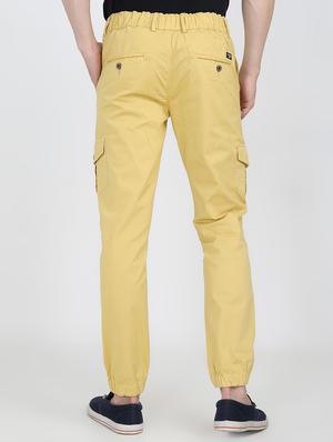 beige solid joggers - 16767679 - Standard Image - 3