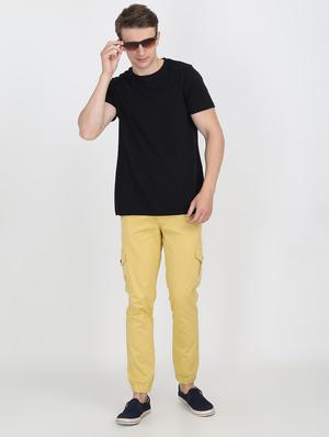 beige solid joggers - 16767679 - Standard Image - 4