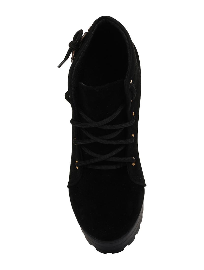 black ankle lace up boots - 16768001 - Zoom Image - 4