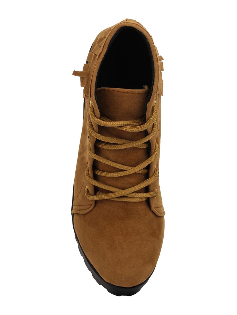 brown ankle lace up boots - 16768005 - Zoom Image - 4