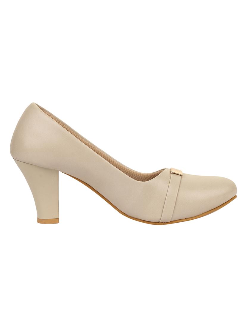 beige slip on pumps - 16768024 - Zoom Image - 2