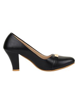 black slip on pumps - 16768025 - Standard Image - 2
