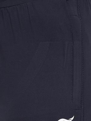 navy blue solid full length track pant - 16768078 - Standard Image - 6