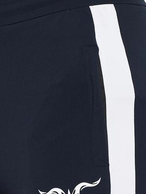 navy blue side taped full length track pant - 16768079 - Standard Image - 6