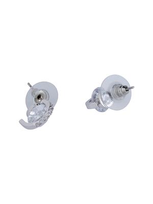 silver metal studs earring - 16768122 - Standard Image - 2