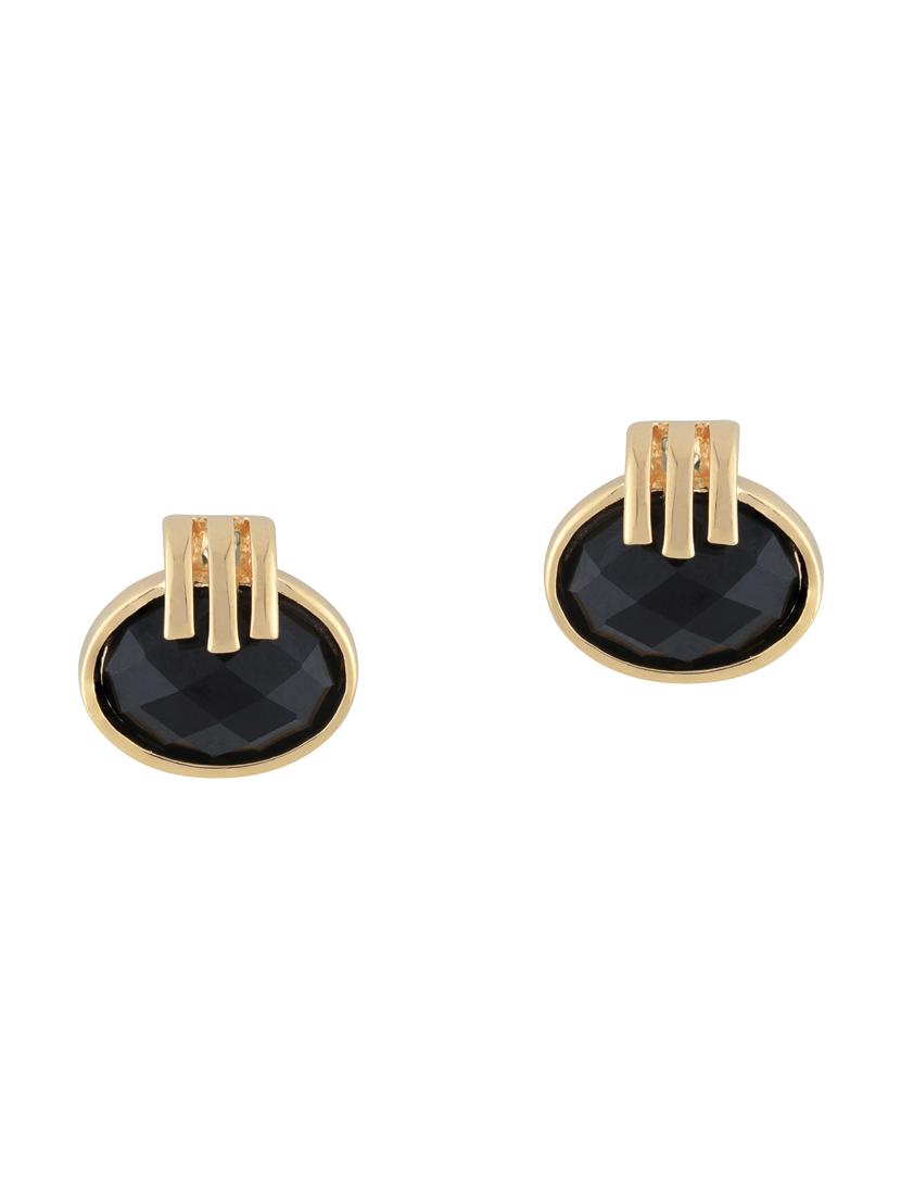 black metal studs earring - 16768148 - Zoom Image - 1