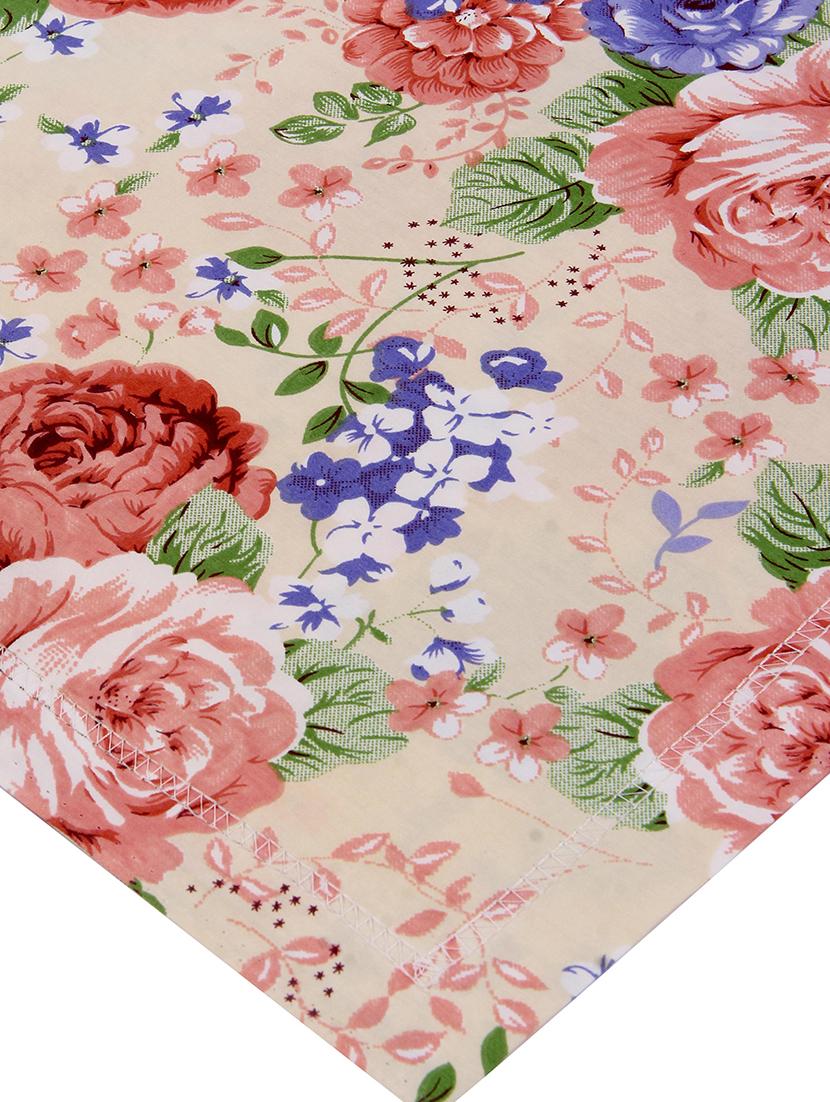 cotton double bedsheet with two stitched pillow covers - 16768935 - Zoom Image - 3