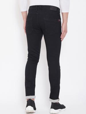 black plain denim jeans - 16769262 - Standard Image - 3