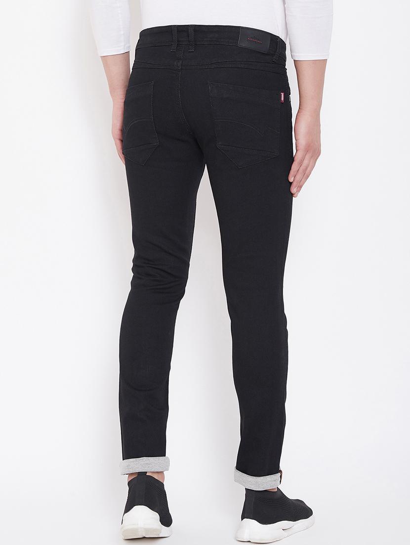 black plain denim jeans - 16769262 - Zoom Image - 3