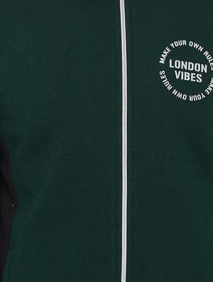 green color block casual jacket - 16769302 - Standard Image - 5