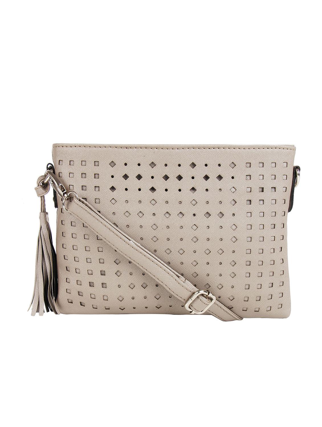 beige leatherette regular sling bag - 16769496 - Zoom Image - 1