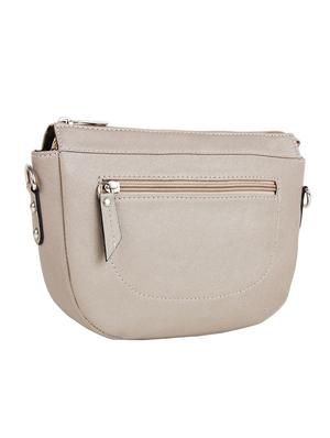 beige leatherette regular sling bag - 16769503 - Standard Image - 4
