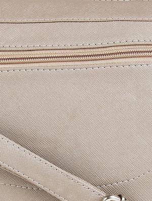 beige leatherette regular sling bag - 16769503 - Standard Image - 5