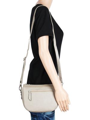 beige leatherette regular sling bag - 16769503 - Standard Image - 6