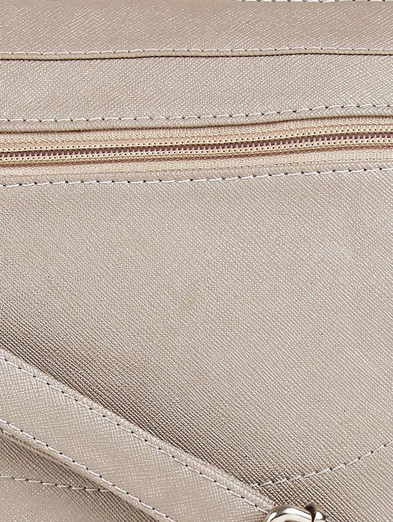 beige leatherette regular sling bag - 16769503 - Zoom Image - 5