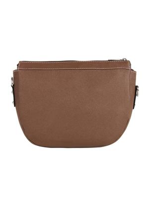 brown leatherette regular sling bag - 16769504 - Standard Image - 2