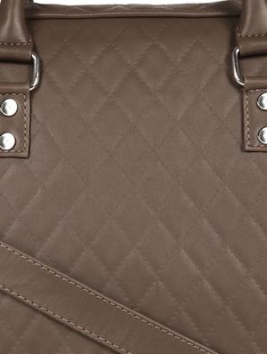 brown leatherette laptop bag - 16769519 - Standard Image - 5
