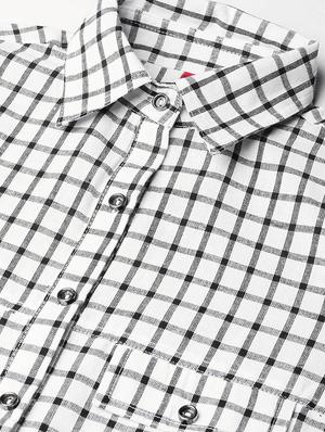 checkered straight kurta - 16769667 - Standard Image - 4