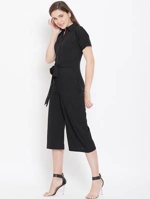 tie knot pocket detail jumpsuit - 16769691 - Standard Image - 2