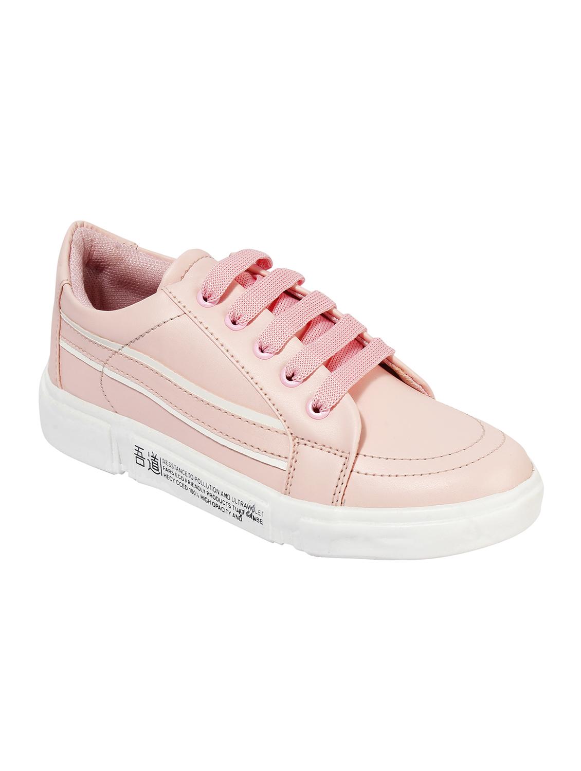 pink lace-up sneakers - 16771182 - Zoom Image - 1