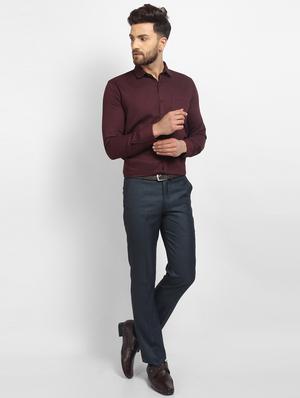 red printed formal shirt - 16773450 - Standard Image - 4